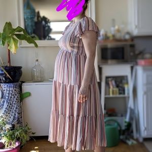 Motherhood Maternity Smocked Dress